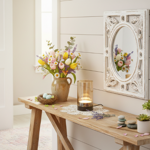 Tischleuchte im Flur