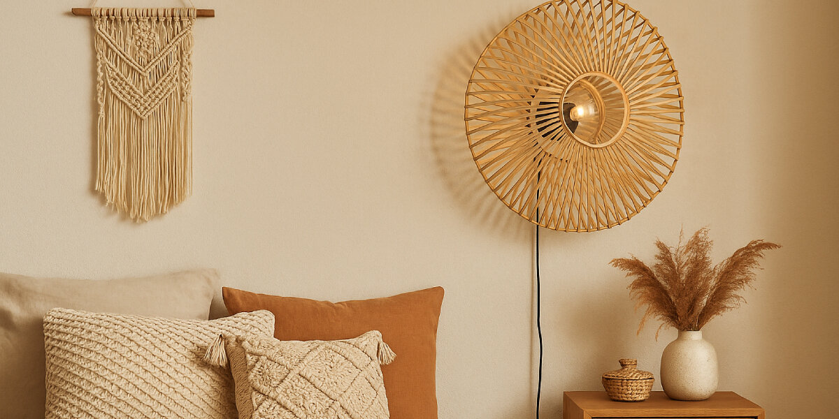 Leuchtende Ideen für die Wandgestaltung im Schlafzimmer