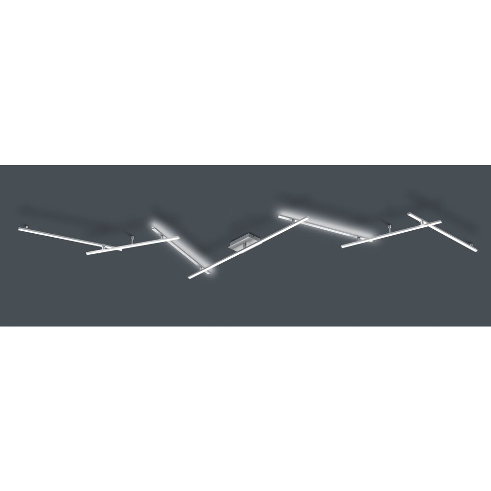 Trio Leuchten Indira Deckenleuchte LED Nickel-Matt, 2-flammig main product photo