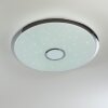 Alar Deckenleuchte LED Chrom, Weiß, 1-flammig, Fernbedienung
