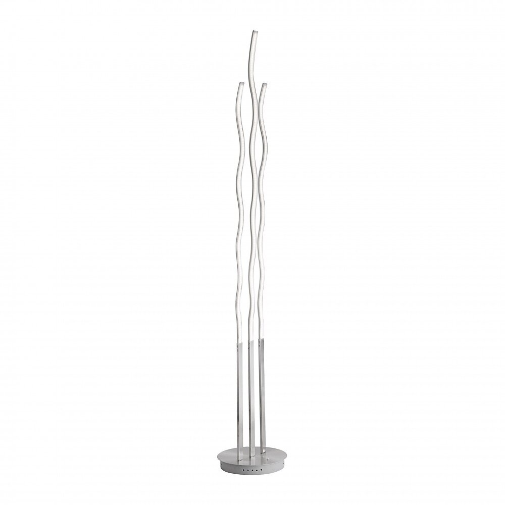 Leuchten Direkt WAVE Stehleuchte LED Edelstahl, 3-flammig, Fernbedienung main product photo