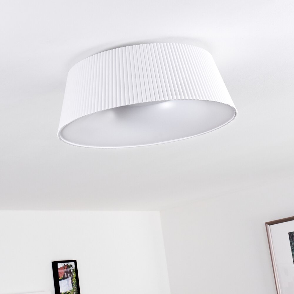 Fremont Deckenleuchte LED Weiß, 1-flammig, Fernbedienung