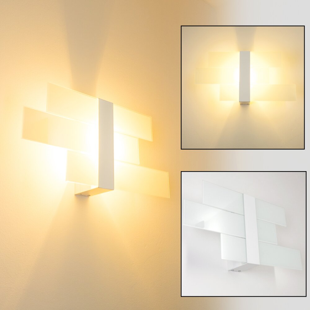 Lovikka Wandleuchte Weiß, 1-flammig main product photo