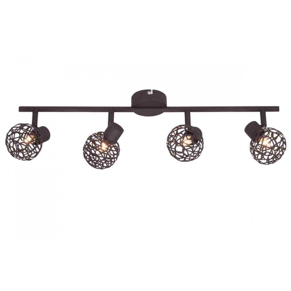 Brilliant Virgo Spotbalken Braun, 4-flammig main product photo