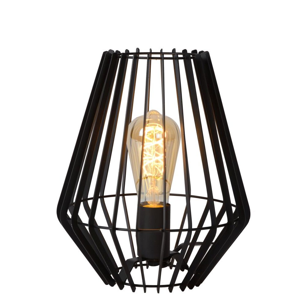 Lucide REDA Tischlampe Schwarz, 1-flammig main product photo