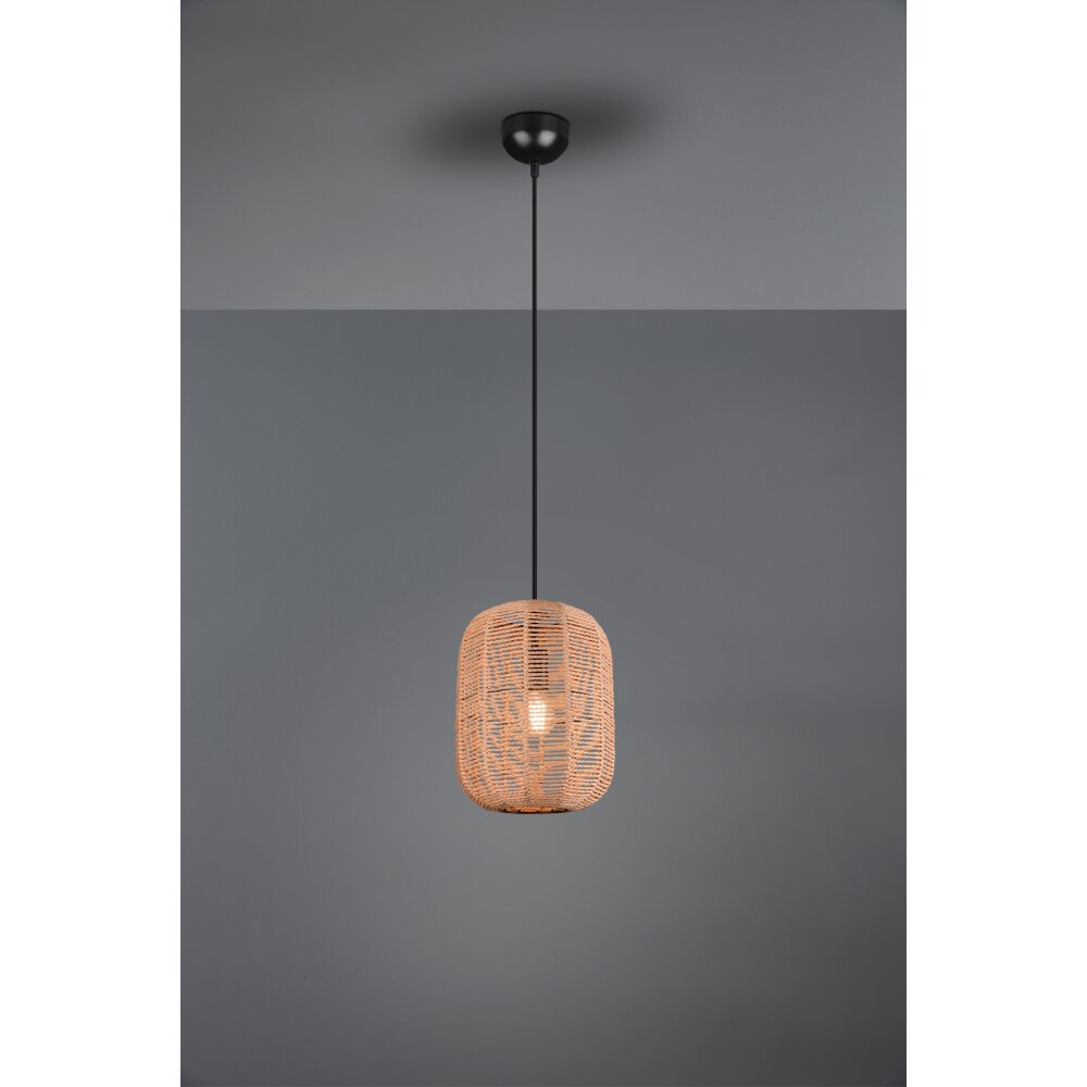 Trio Leuchten Runa Pendelleuchte Schwarz, 1-flammig main product photo