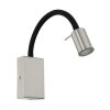 Eglo TAZZOLI Wandleuchte LED Nickel-Matt, 1-flammig