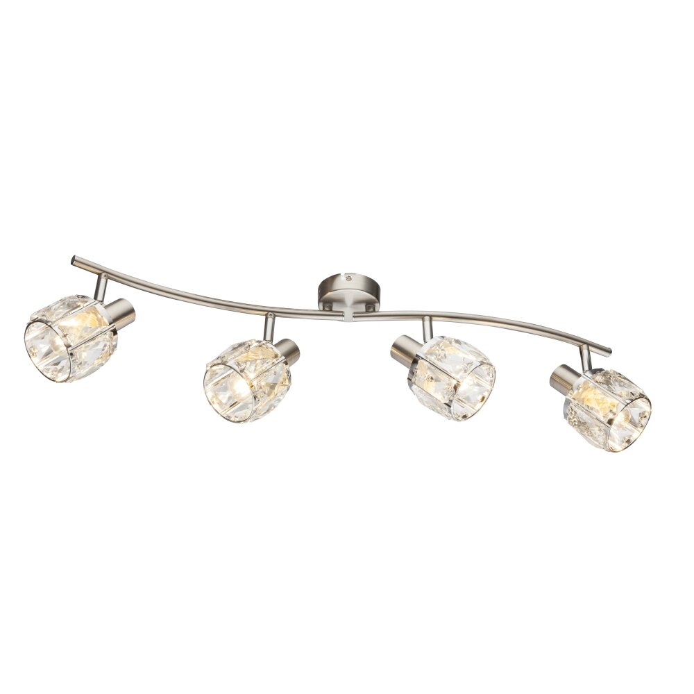 Globo Kris Deckenstrahler Nickel-Matt, 4-flammig main product photo