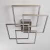 Cheka Deckenleuchte LED Aluminium, 4-flammig, Fernbedienung
