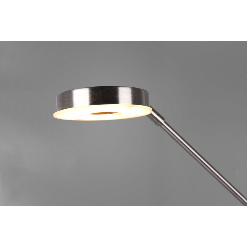 Trio Barrie Deckenfluter LED Nickel-Matt, 2-flammig