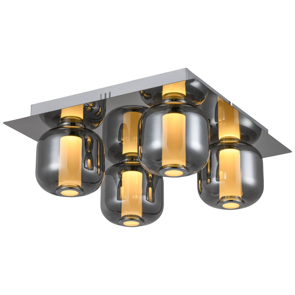 Brilliant Rafa Deckenstrahler LED Chrom, 4-flammig main product photo
