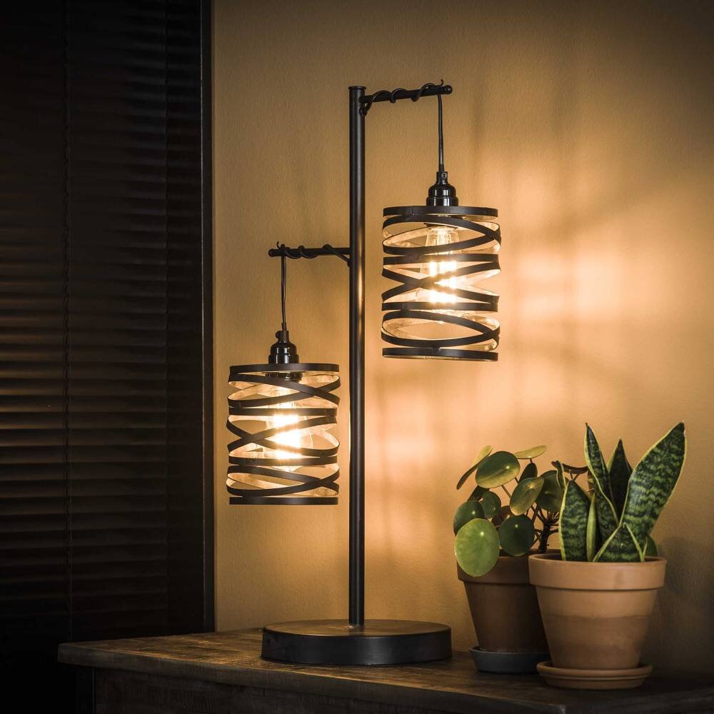 SLUIS Tischleuchte Grau, 2-flammig main product photo