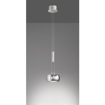 Fischer & Honsel Colette Pendelleuchte LED Nickel-Matt, 1-flammig