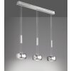 Fischer & Honsel Colette Pendelleuchte LED Nickel-Matt, 3-flammig