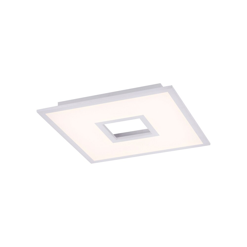 Leuchten Direkt RECESS Deckenpanel LED Weiß, 2-flammig, Fernbedienung, Farbwechsler