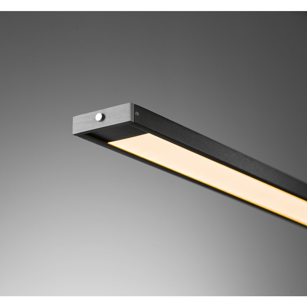 Fischer & Honsel Metz Pendelleuchte LED Schwarz, 1-flammig