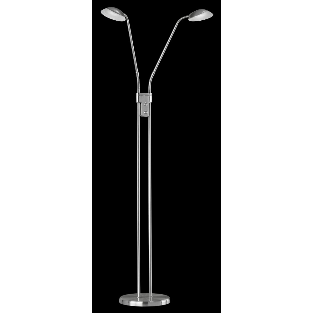 Fischer & Honsel Pool Stehleuchte LED Nickel-Matt, 2-flammig, Bewegungsmelder main product photo