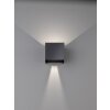 Fischer & Honsel Wall Wandleuchte LED Schwarz, 2-flammig