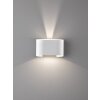 Fischer & Honsel Wall Wandleuchte LED Weiß, 2-flammig