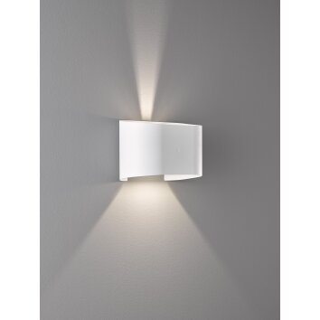 Fischer & Honsel Wall Wandleuchte LED Weiß, 2-flammig