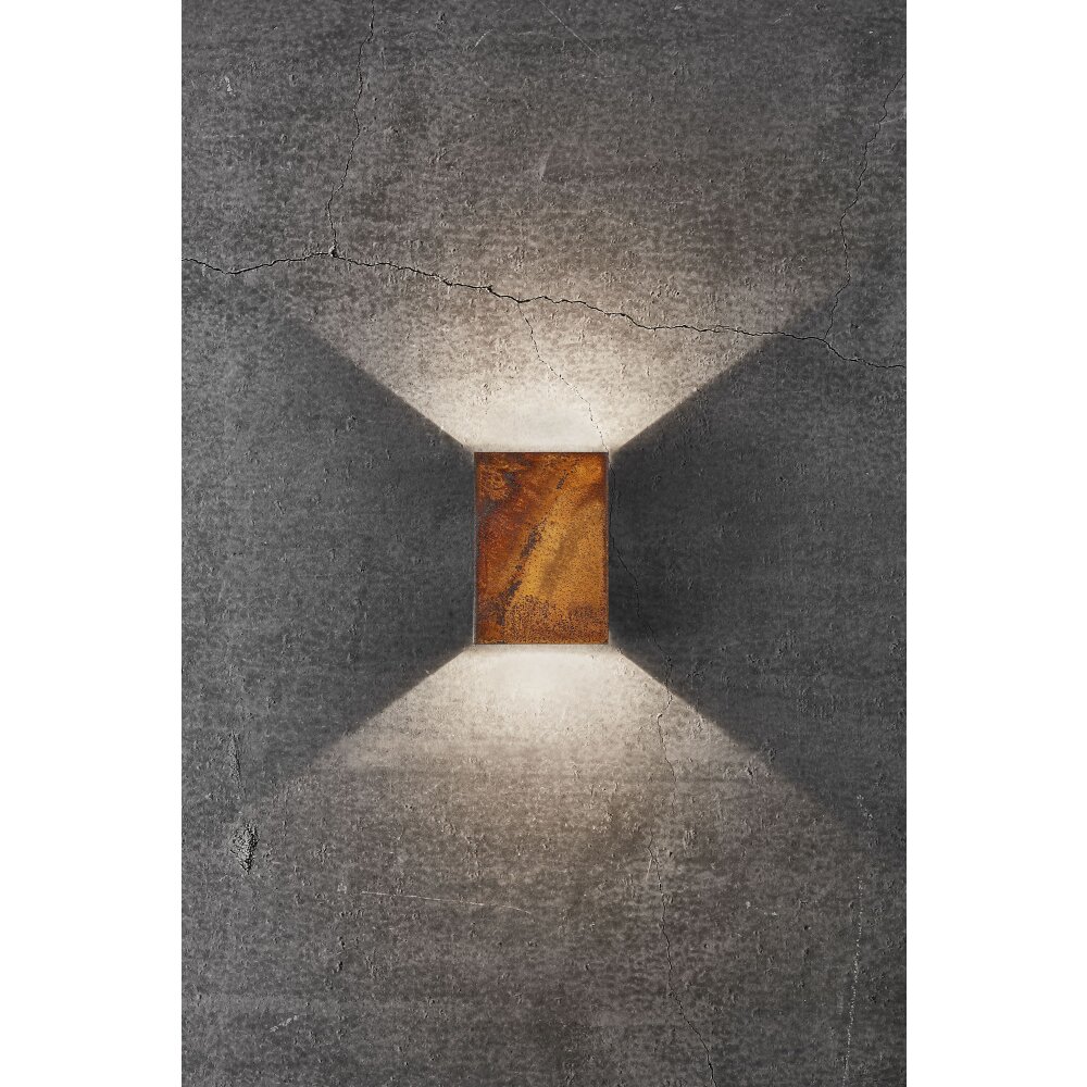 Nordlux FOLD Außenwandleuchte LED Grau, 2-flammig main product photo