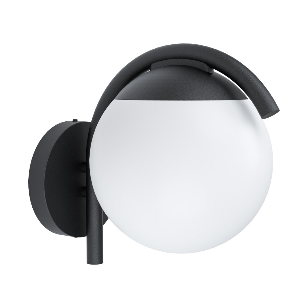 Eglo PRATA VECCHIA Außenwandleuchte Schwarz, 1-flammig main product photo