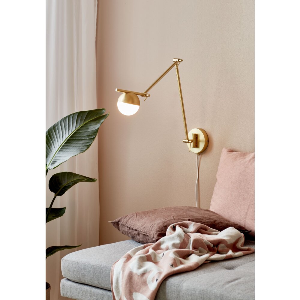 Nordlux CONTINA Wandleuchte Messing, 1-flammig main product photo