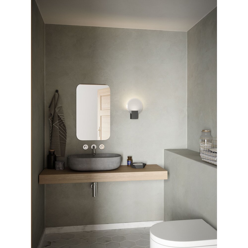 Nordlux HESTER Wandleuchte LED Schwarz, 1-flammig main product photo