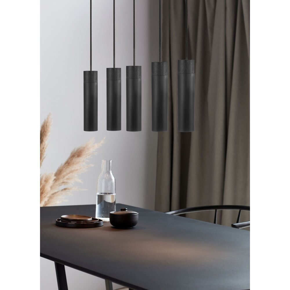 Nordlux TILO Pendelleuchte Schwarz, 5-flammig main product photo