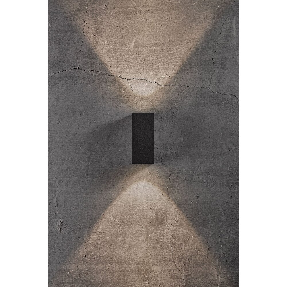 Nordlux ASBOL Außenwandleuchte LED Schwarz, 2-flammig main product photo