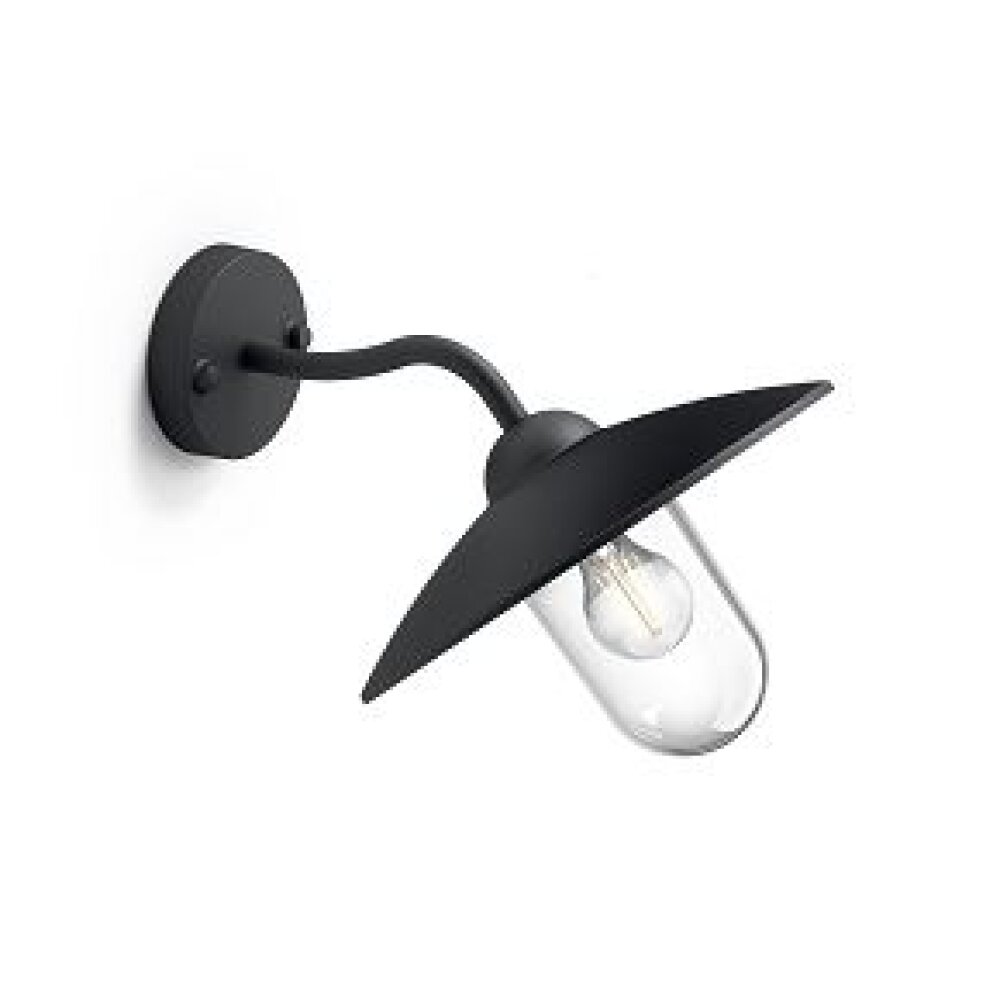 Philips Hammock Außenwandleuchte Schwarz, 1-flammig main product photo