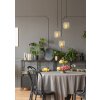 Lucide AGATHA Hängeleuchte Transparent, 3-flammig