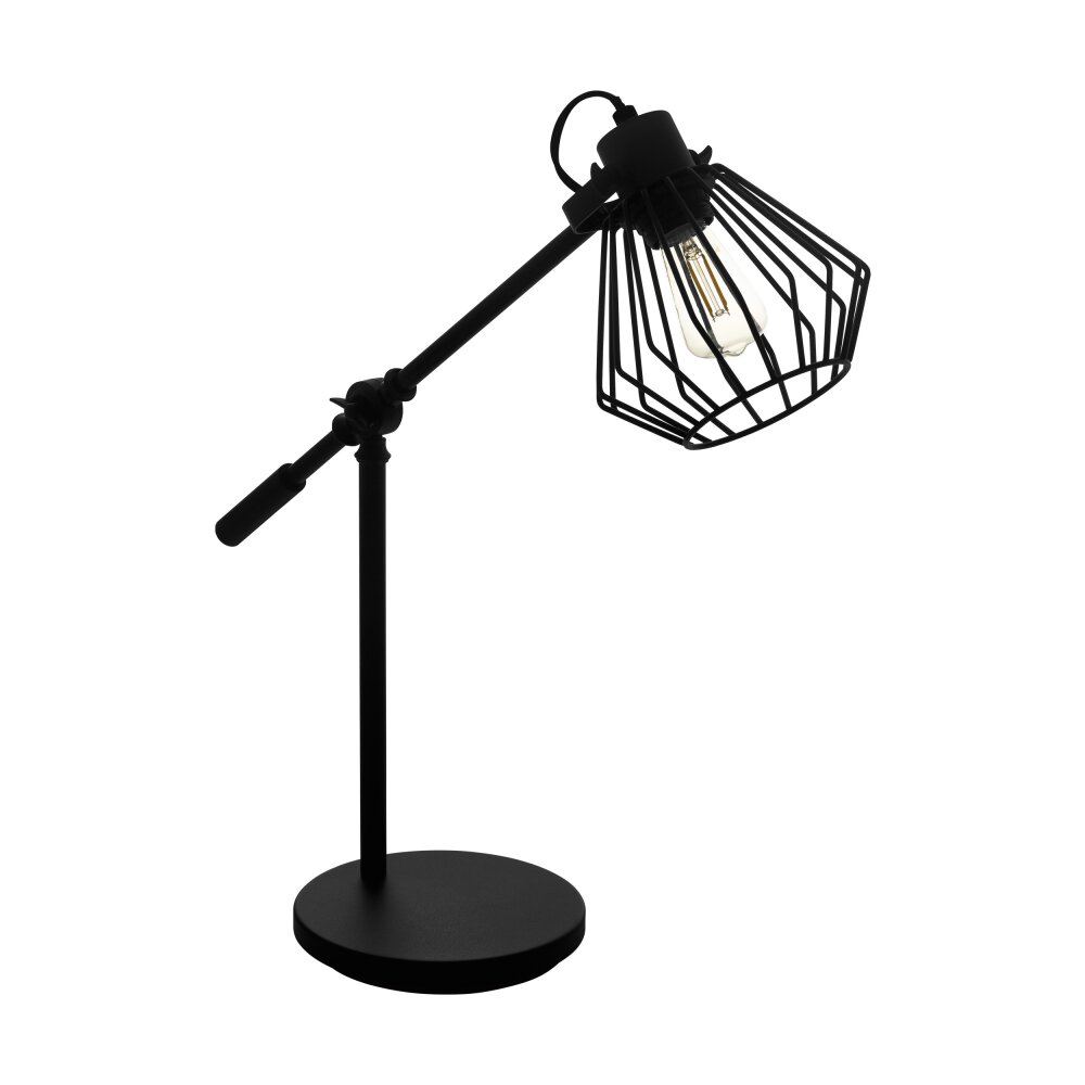 Eglo TABILLANO Tischleuchte Schwarz, 1-flammig main product photo