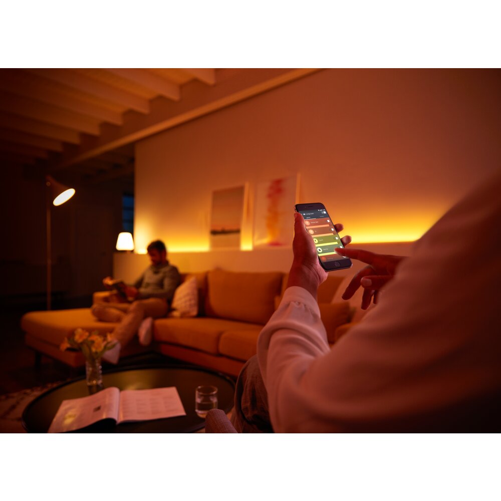 Philips Hue Ambiance White & Color Lightstrip Plus Basis-Set LED, 1-flammig, Farbwechsler
