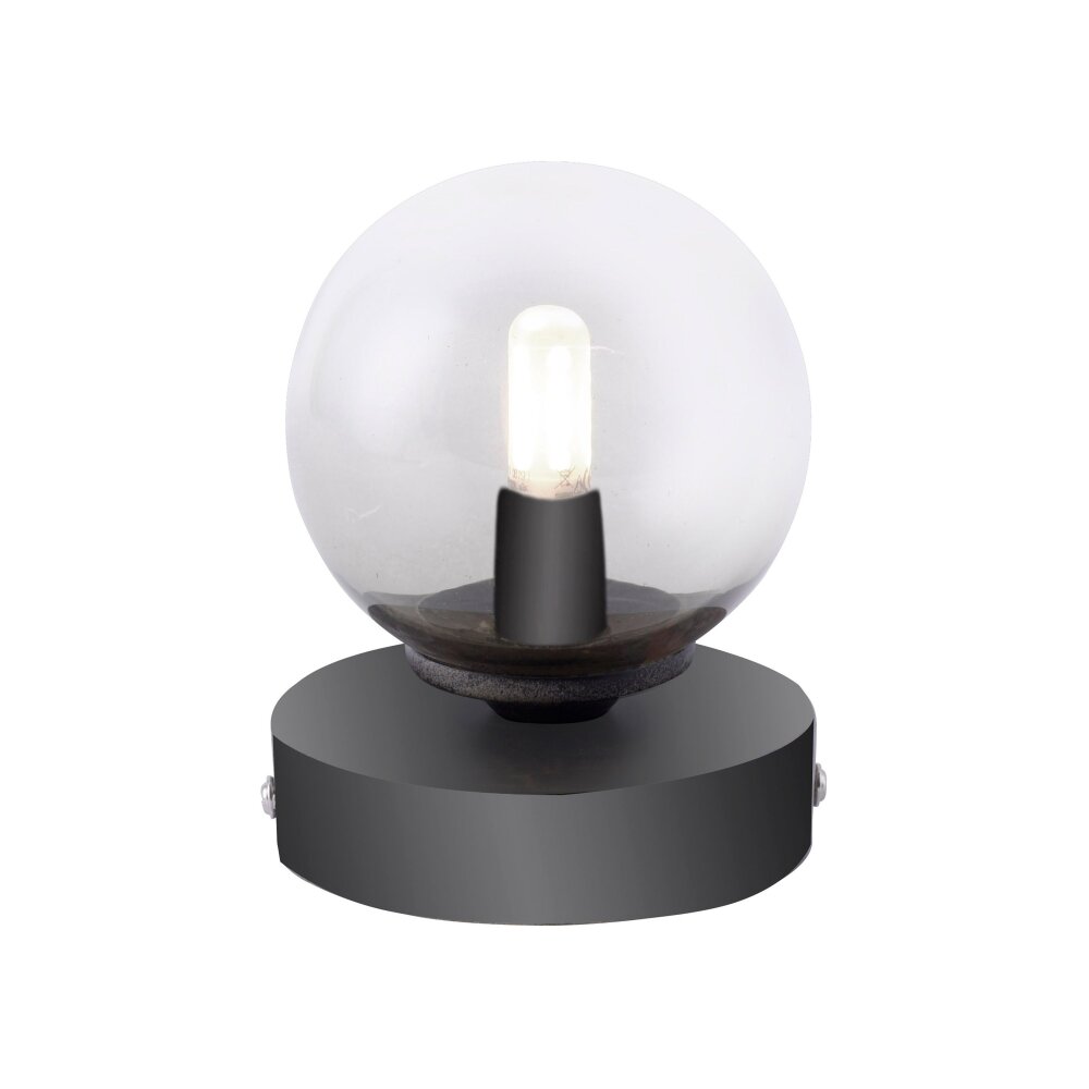 Paul Neuhaus WIDOW Tischleuchte LED Nickel-Matt, Schwarz, 1-flammig main product photo