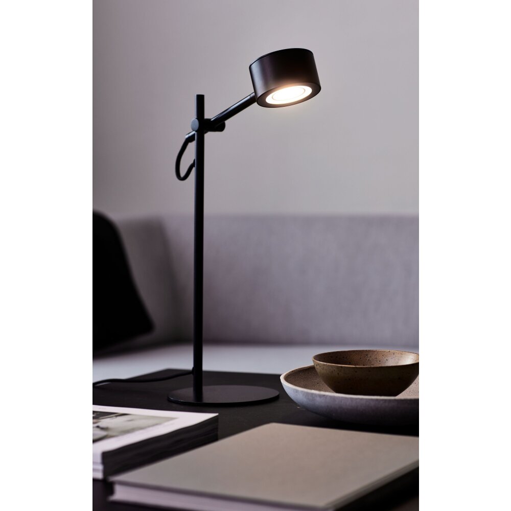 Nordlux CLYDE Tischleuchte LED Schwarz, 1-flammig main product photo