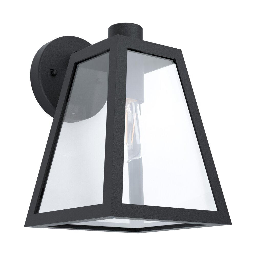 Eglo MIRANDOLA Außenwandleuchte Schwarz, 1-flammig main product photo