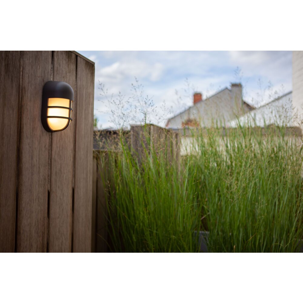 Lutec Bullo Aussenwandleuchte LED Braun, Rostfarben, 1-flammig main product photo