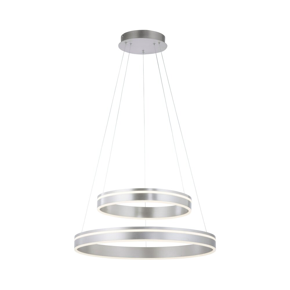 Paul Neuhaus Q-VITO Pendelleuchte LED Silber, 2-flammig, Fernbedienung main product photo