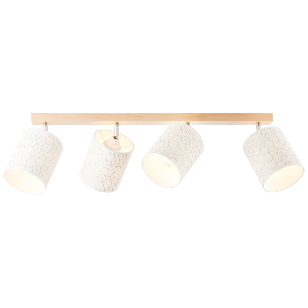 Brilliant Galance Strahler Holz hell, 4-flammig main product photo