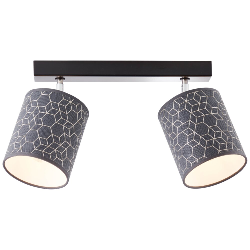 Brilliant Galance Strahler Schwarz, 2-flammig main product photo