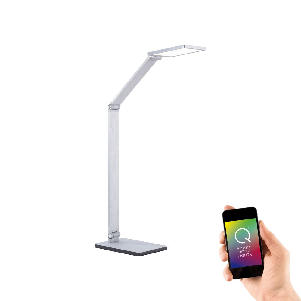Paul Neuhaus Q-HANNES Tischleuchte LED Silber, 1-flammig, Fernbedienung main product photo