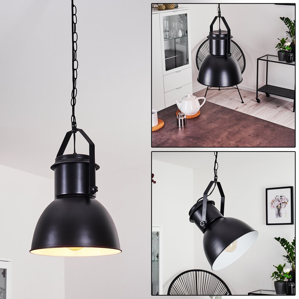 Fieberbrunn Hängeleuchte Schwarz, 1-flammig main product photo