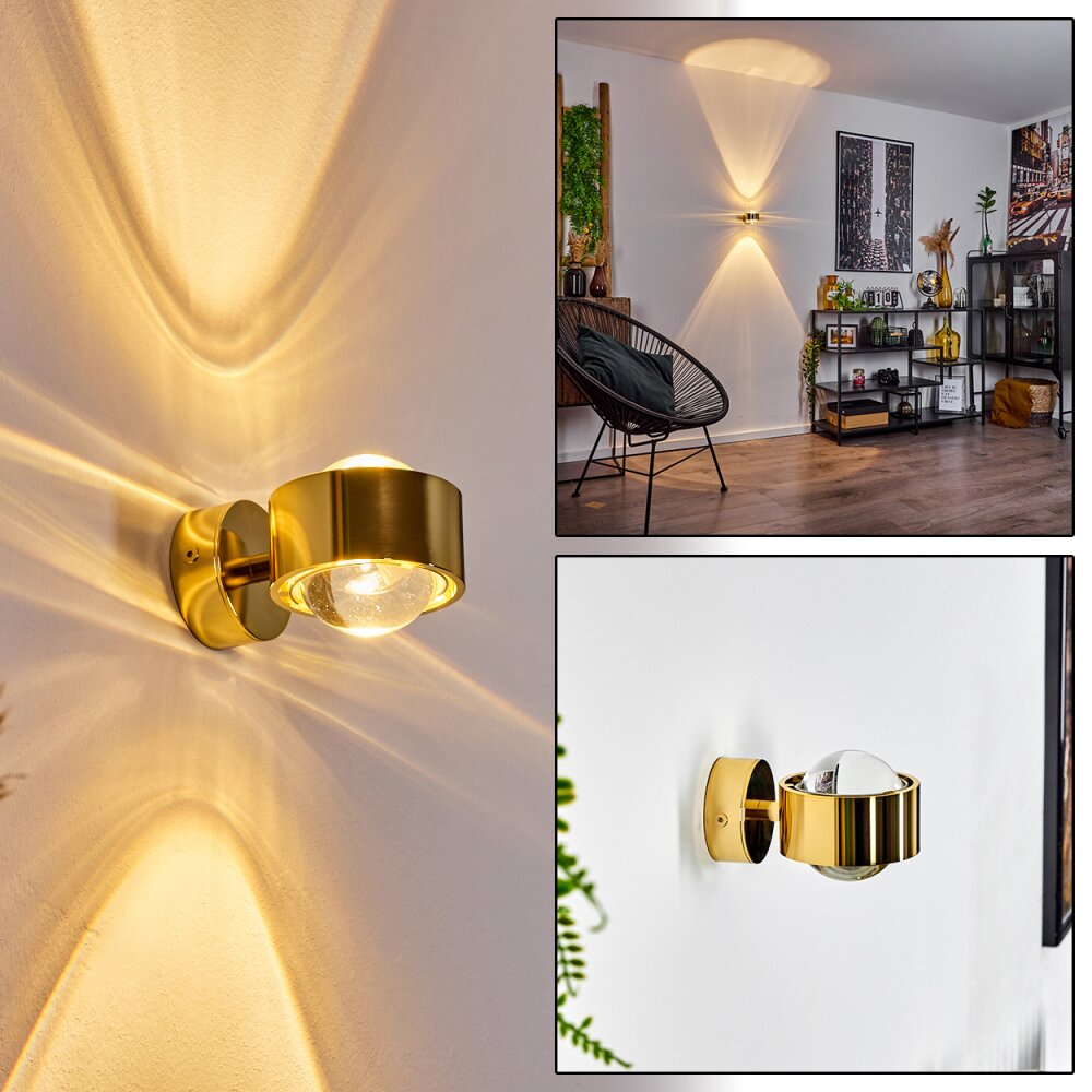 Sapri Wandleuchte Gold, 1-flammig main product photo