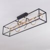 Pericos Deckenleuchte LED Gold, Schwarz, 4-flammig