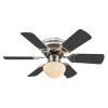 Globo Ugo Ventilator Nickel-Matt, 1-flammig