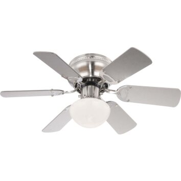 Globo Ugo Ventilator Nickel-Matt, 1-flammig