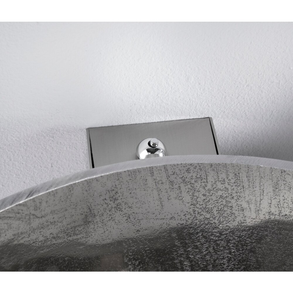 Fischer & Honsel Leuchten Bondy Wandleuchte LED Nickel-Matt, 1-flammig, Farbwechsler