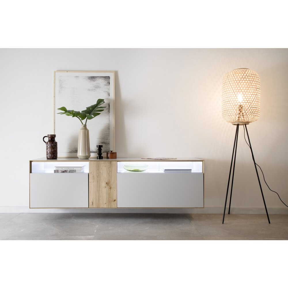 SCHÖNER WOHNEN-Kollektion CALLA Stehleuchte Schwarz, 1-flammig main product photo