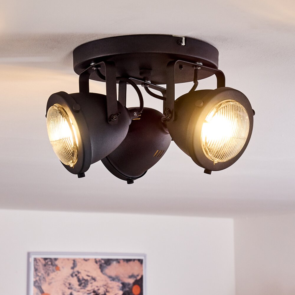 Glostrup Deckenleuchte LED Schwarz, 3-flammig main product photo